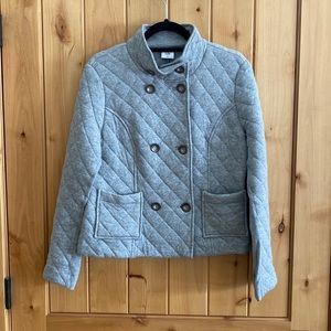CAbi Quilted Double Breasted Jacket M